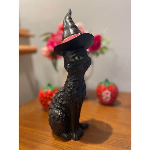 Halloween Witch Cat Door Greeter - Picture 2 of 7